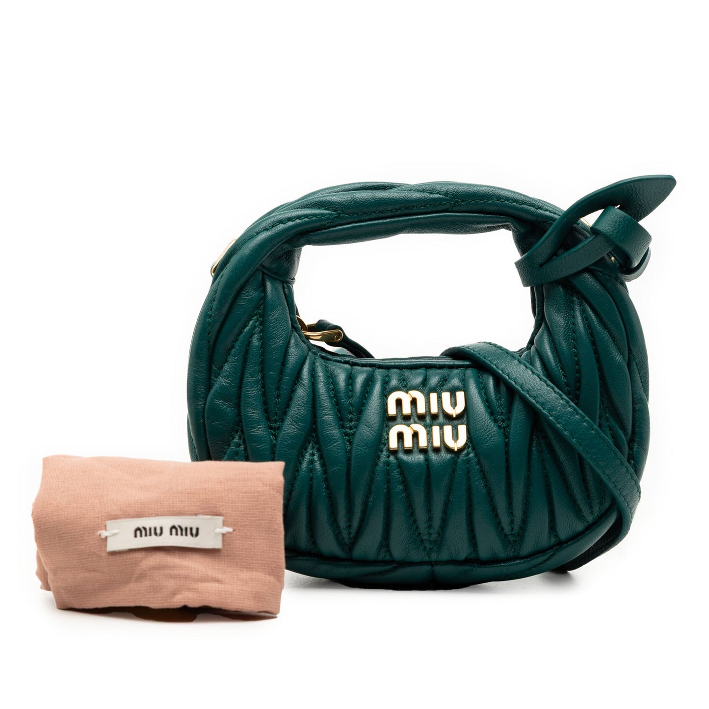 Miu Miu Micro Nappa Matelasse Wander Bag