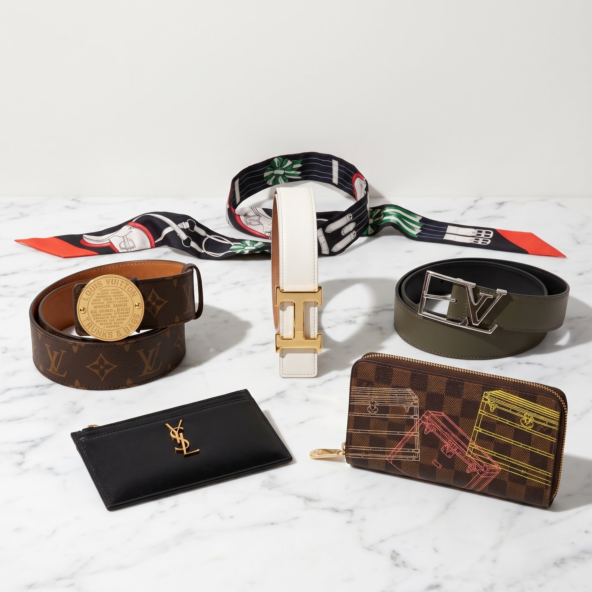 Louis Vuitton Multi Pochette Green Strap | Maison Reluxe — Maison