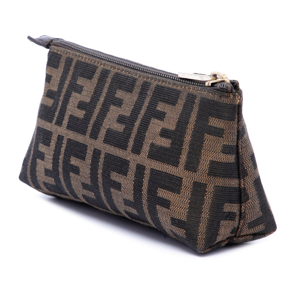 Fendi Zucca Canvas Clutch