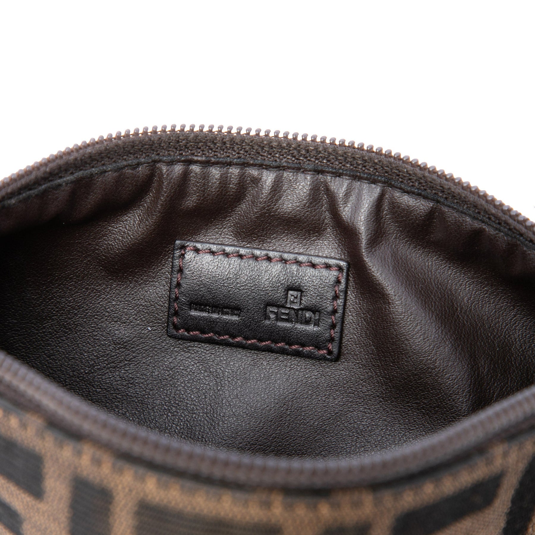 Fendi Zucca Canvas Clutch