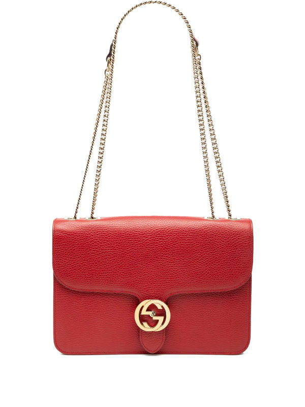 Gucci Medium Dollar Calfskin Interlocking G crossbody bag
