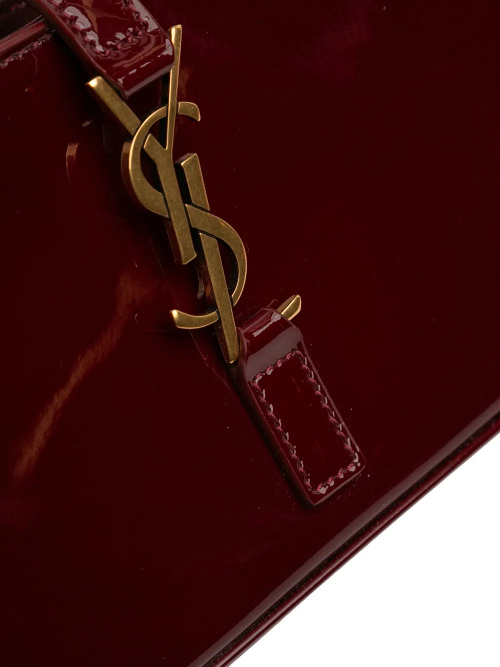 Saint Laurent Mini Patent Le 5 a 7 Shoulder Bag