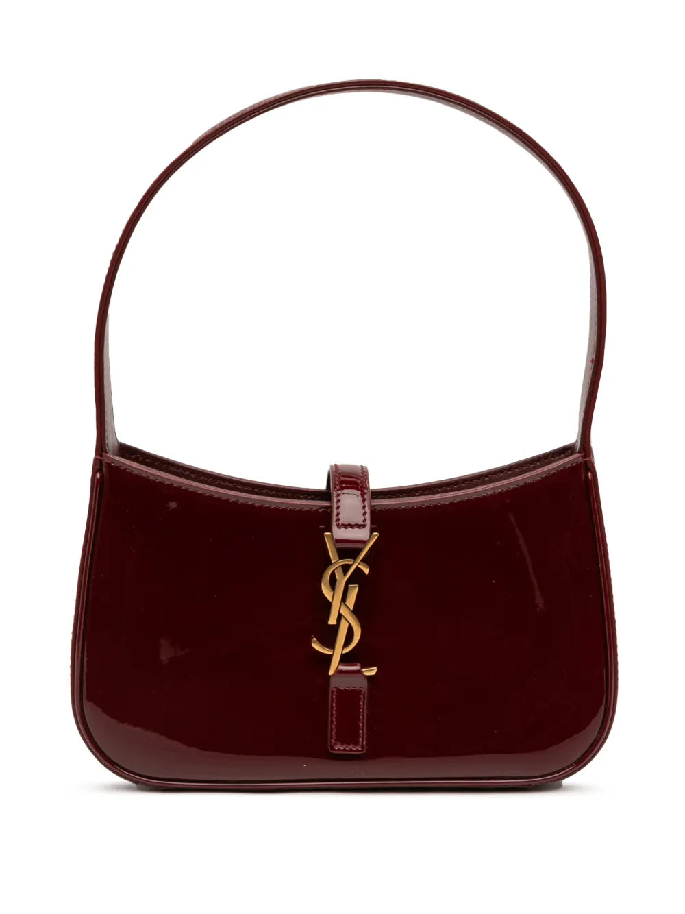 Saint Laurent Mini Patent Le 5 a 7 Shoulder Bag