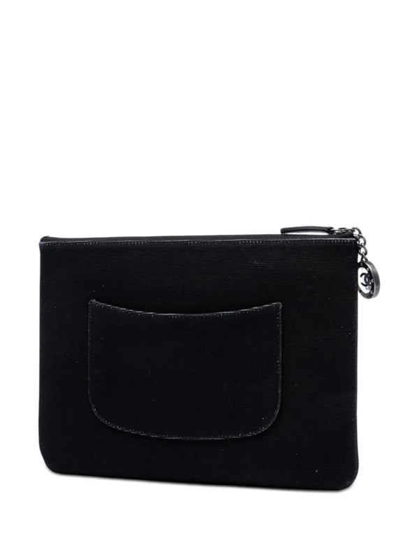 Chanel Medium Canvas La Pausa Zip O Case clutch bag