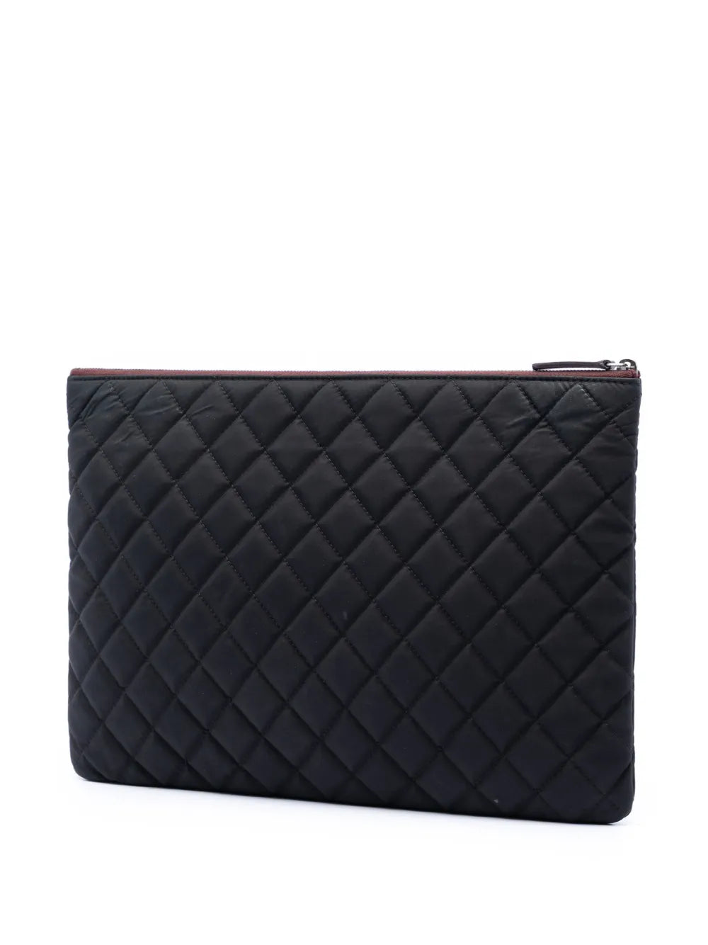Chanel Large Quilted Nylon O Case clutch bag