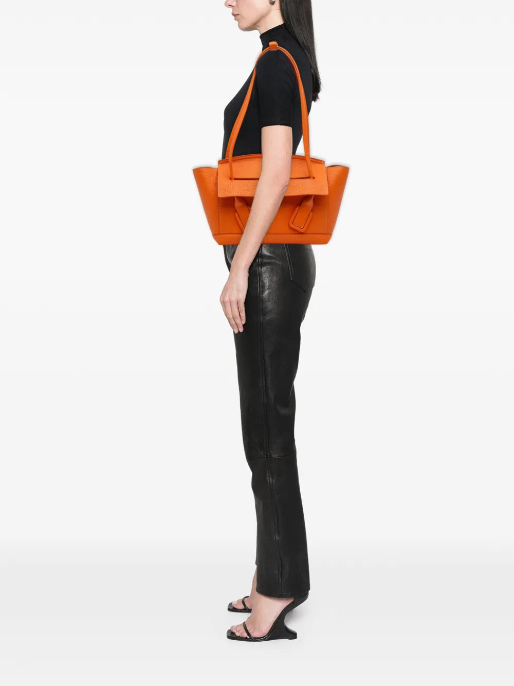 Bottega Small Grained Calfskin Arco tote bag