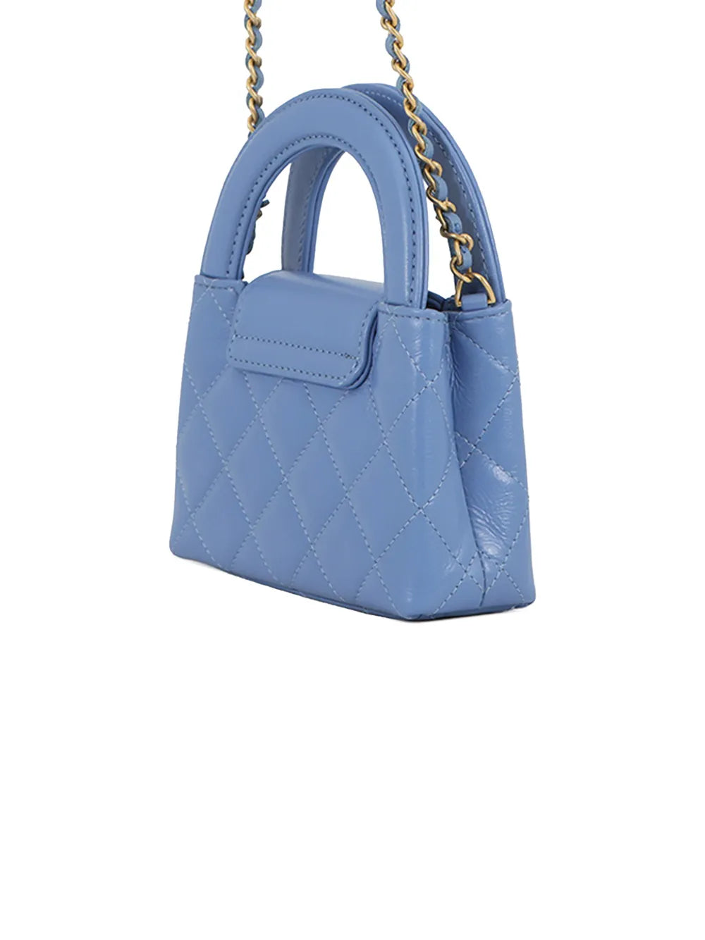 Chanel Mini Nano Aged Calfskin Kelly Shopper Bag satchel