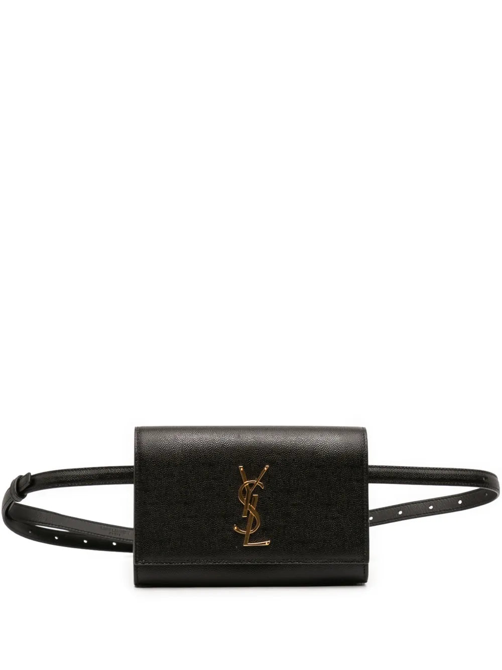 Saint Laurent Grain de Poudre Leather Kate Belt Bag