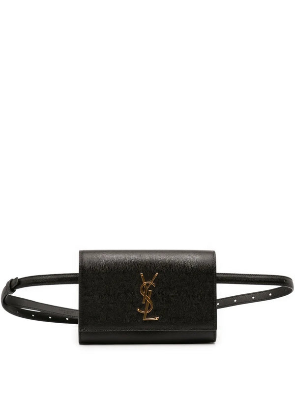 Saint Laurent Grain de Poudre Leather Kate Belt Bag
