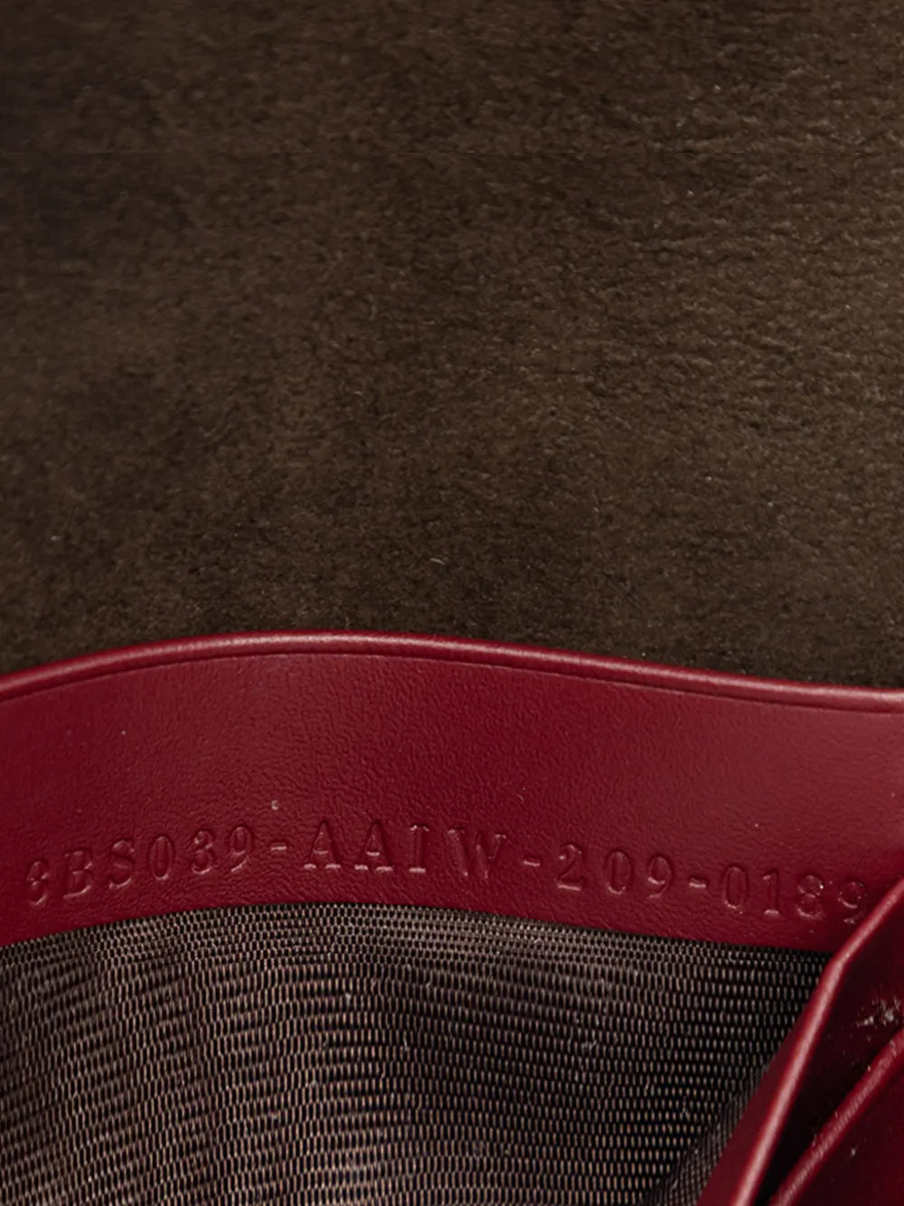 Fendi Mini Leather Flat Baguette crossbody bag