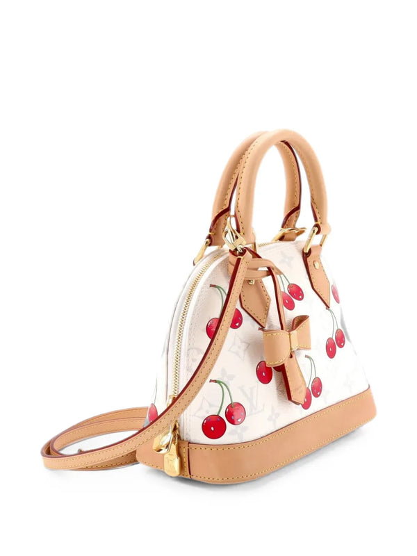 Louis Vuitton x Takashi Murakami Alma Handbag Limited Edition Monogram Cerises BB satchel