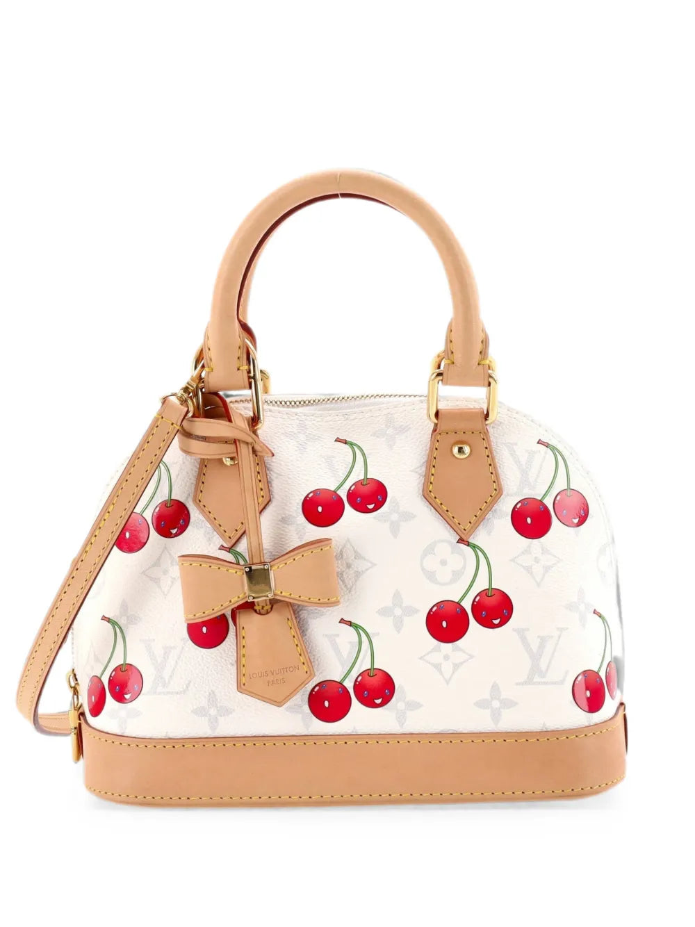 Louis Vuitton x Takashi Murakami Alma Handbag Limited Edition Monogram Cerises BB satchel