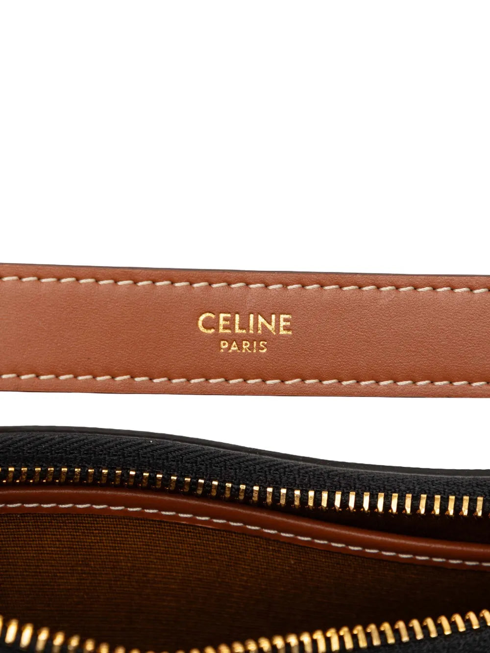 Celine Ava Bag in Triomphe Canvas and Calfskin