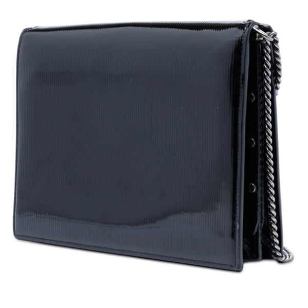 Saint Laurent Patent Monogram Cassandra Clasp Bag