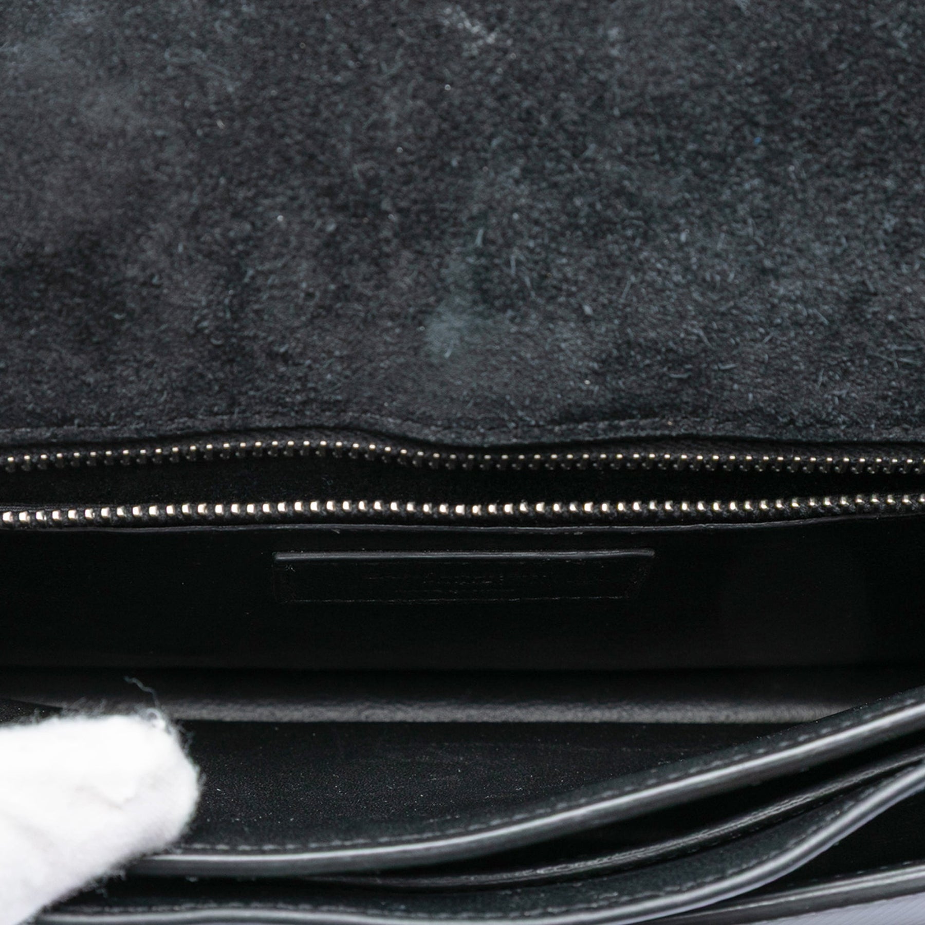 Saint Laurent Patent Monogram Cassandra Clasp Bag