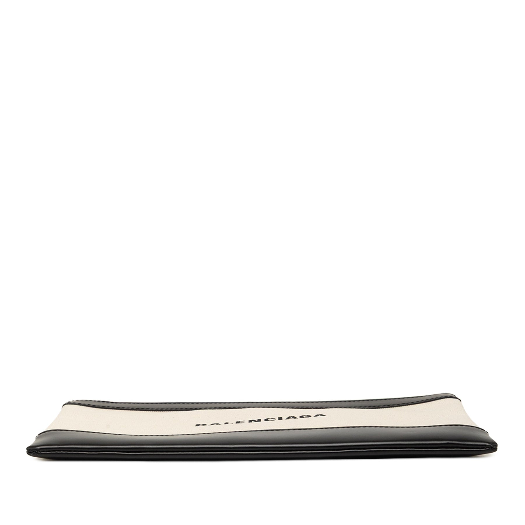 Balenciaga Canvas Navy Clip Clutch M