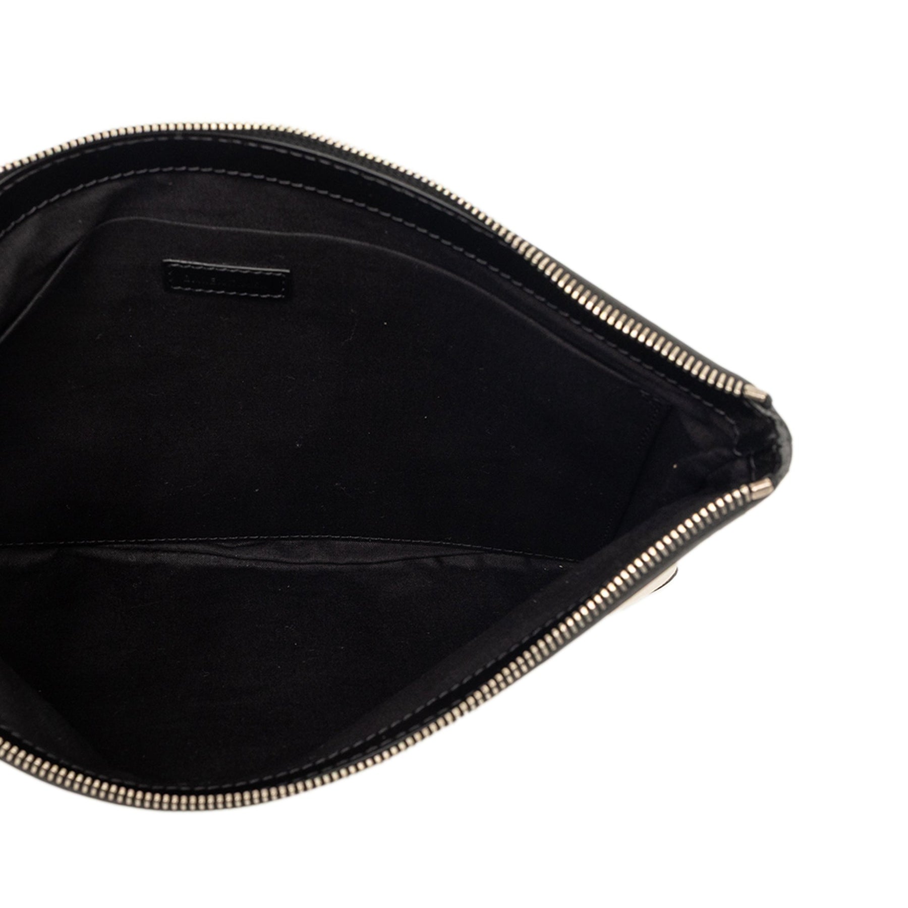 Balenciaga Canvas Navy Clip Clutch M
