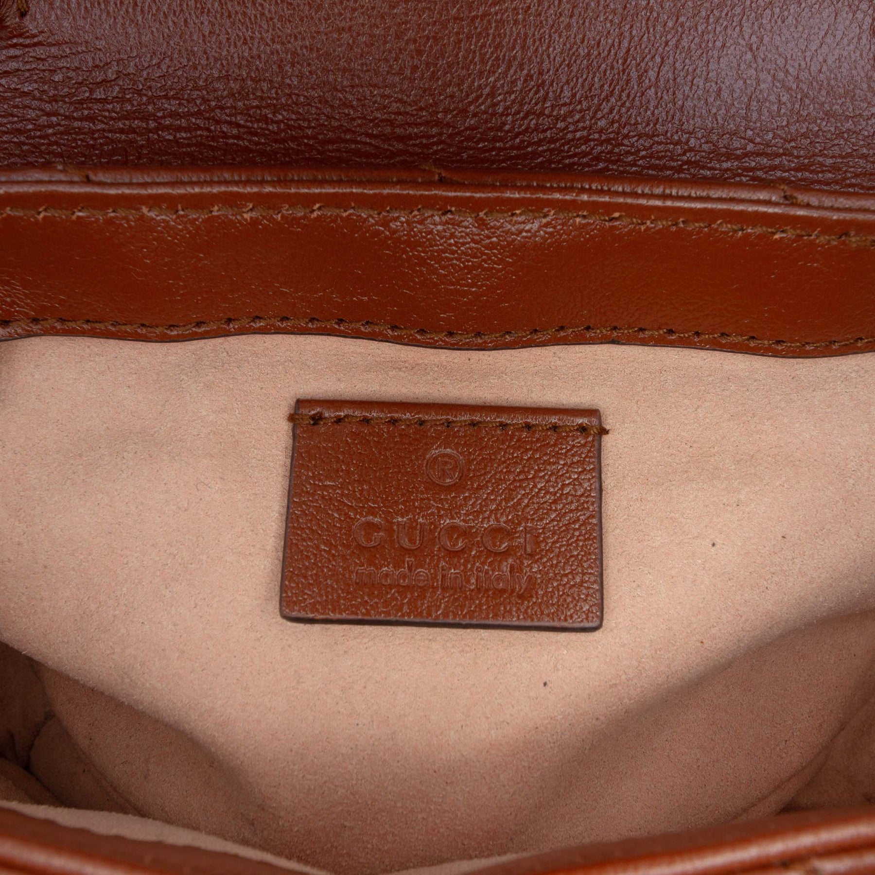 Gucci Mini GG Marmont Matelasse Diagonal Leather Flap Crossbody