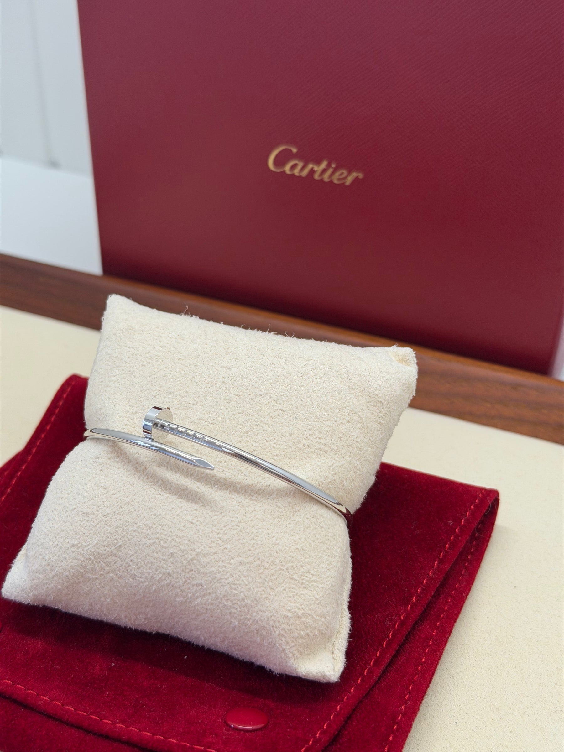 Juste un Clou bracelet, classic model White Gold