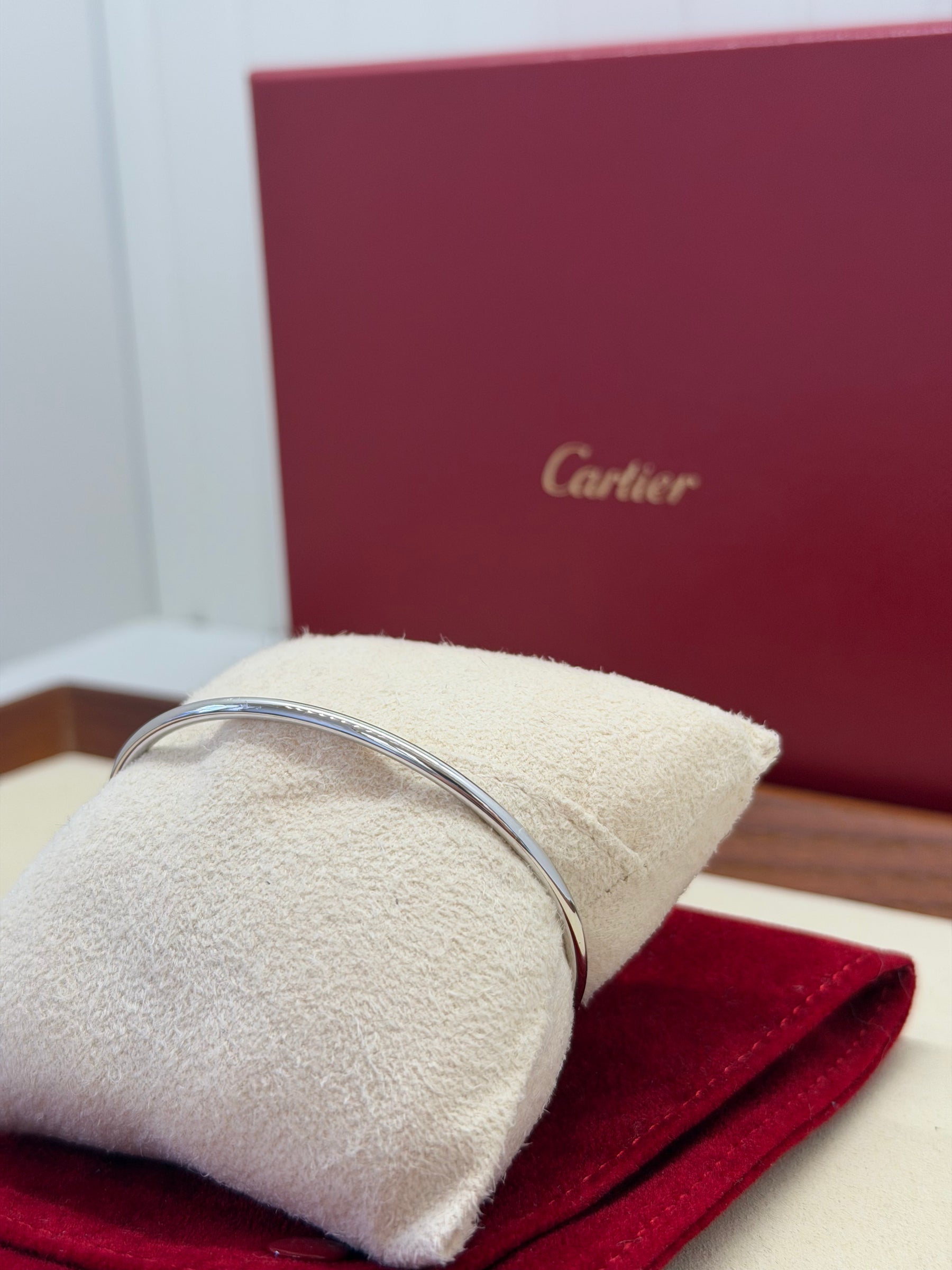 Juste un Clou bracelet, classic model White Gold