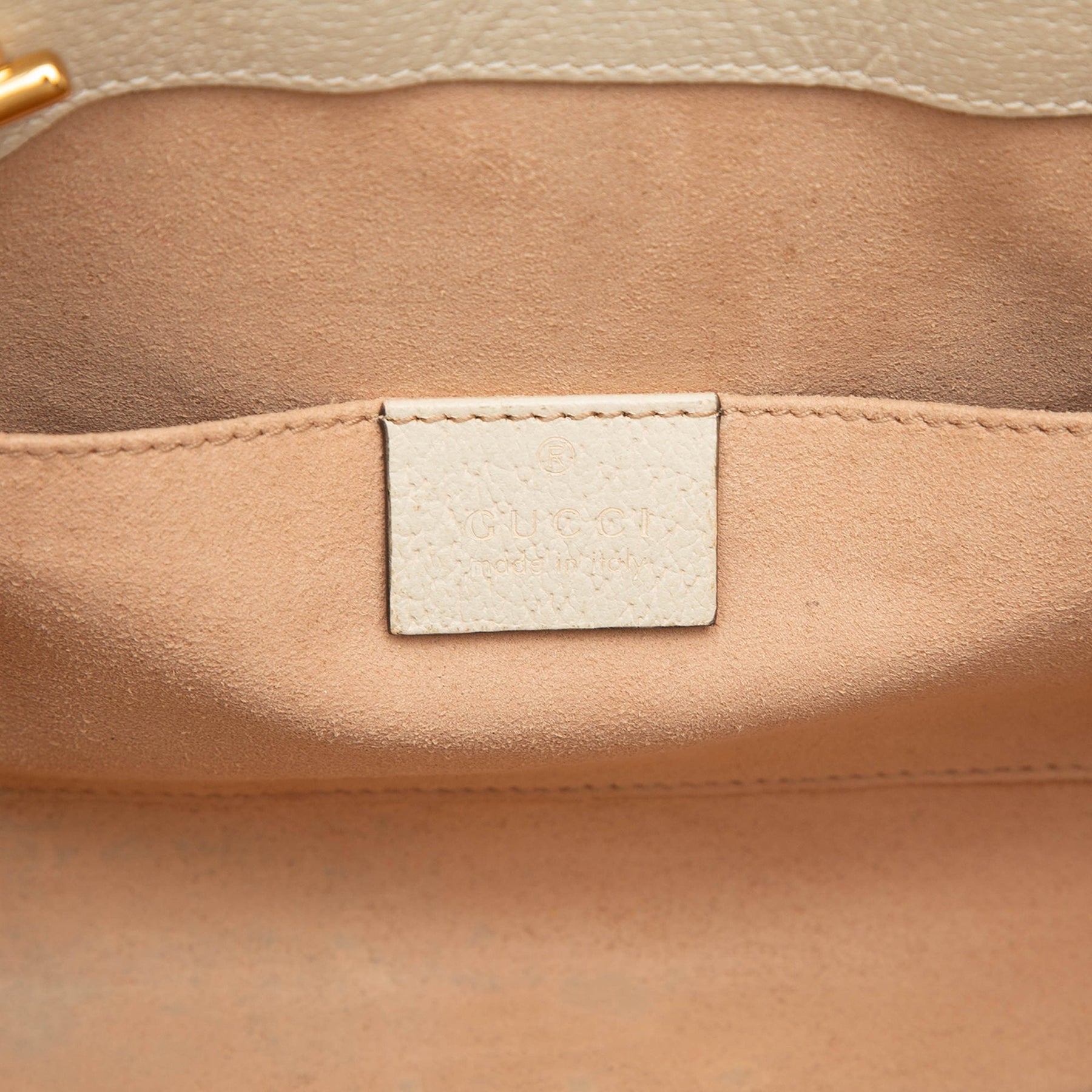Gucci Small GG Supreme Flora Padlock Tote