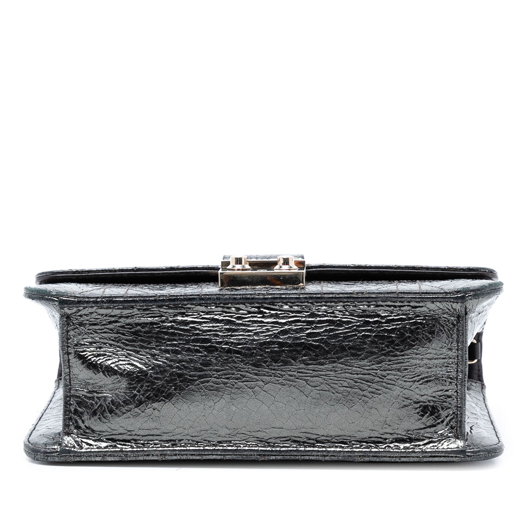 Dior Metallic Crinkled Calfskin Cannage Miss Dior Promenade Crossbody
