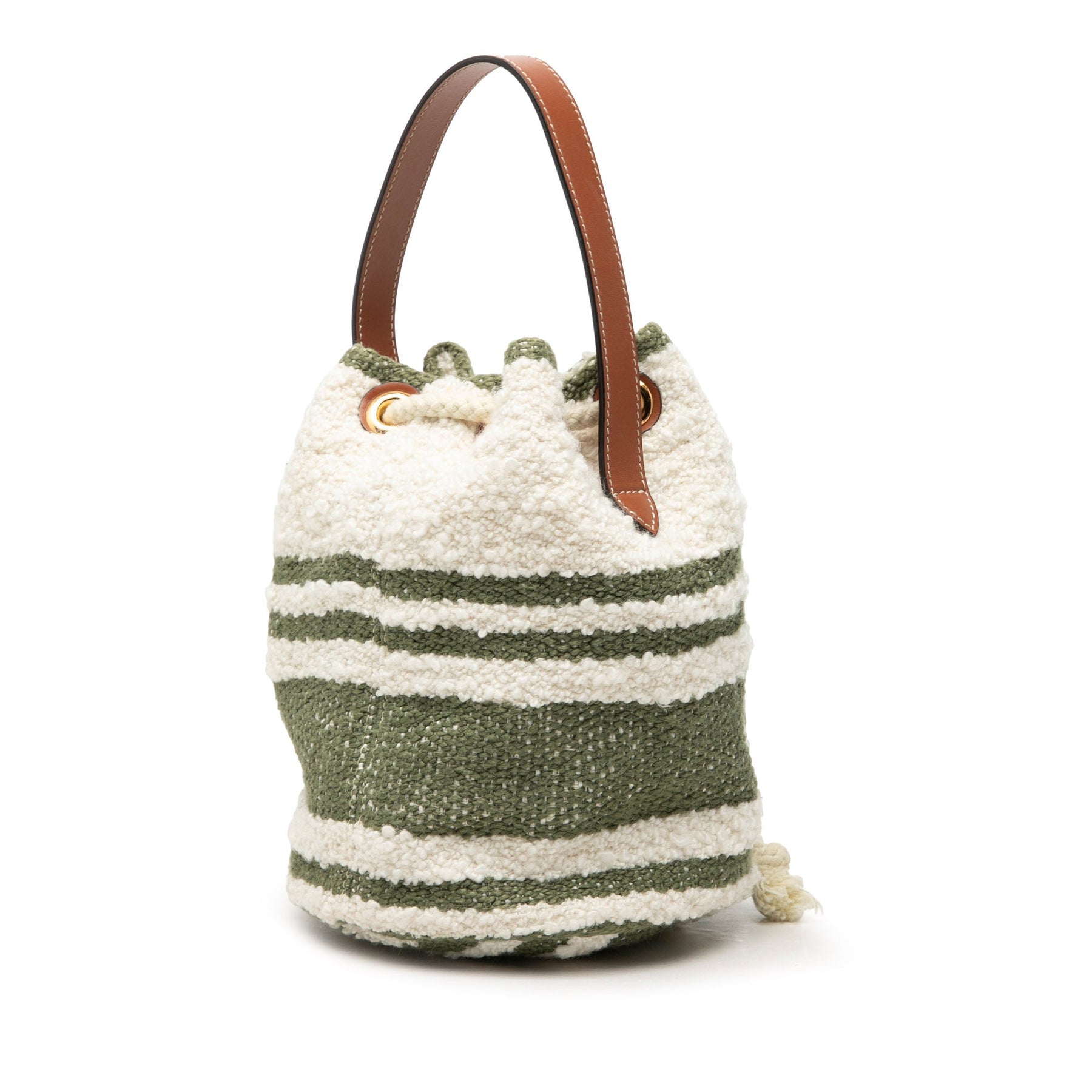 Celine Teen Plein Soleil Canvas Drawstring Bucket Bag