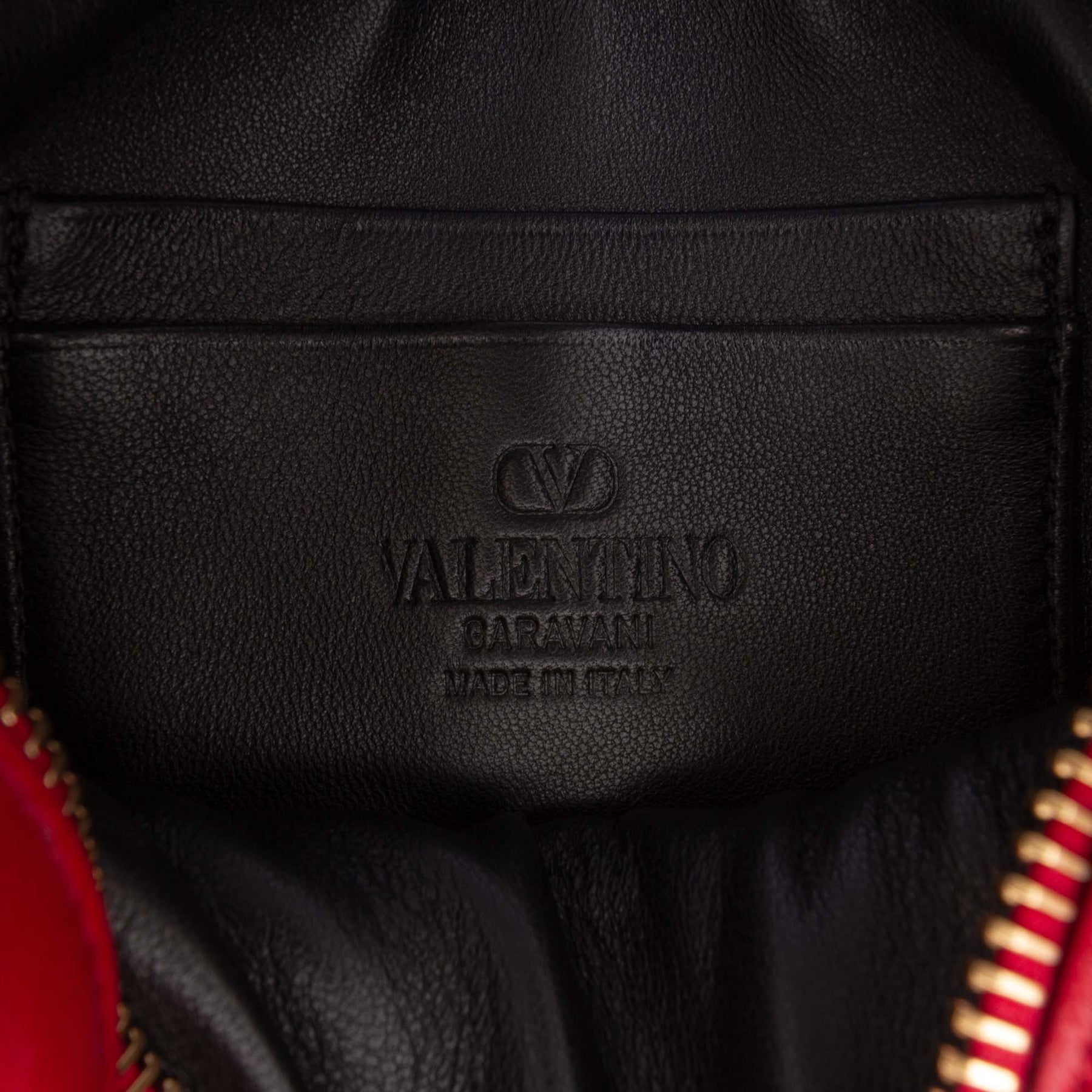 Valentino Bicolor Nappa Vlogo Viva Superstar Camera Chain Bag