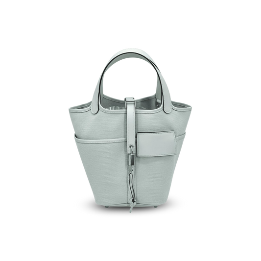 Hermès Picotin 18 Gris Platine Cargo PHW