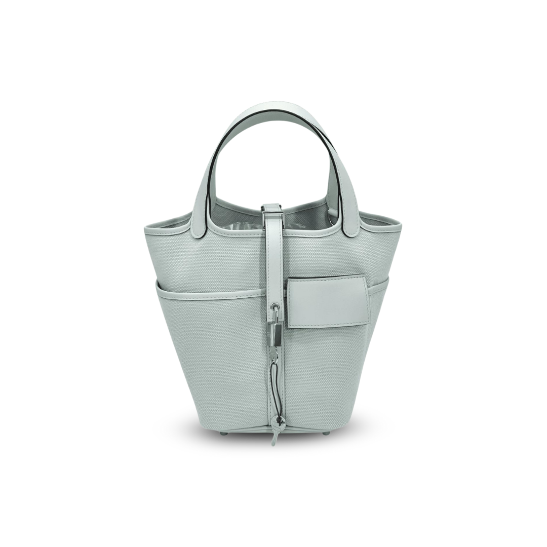 Hermes Picotin 18 Gris Platine Cargo PHW