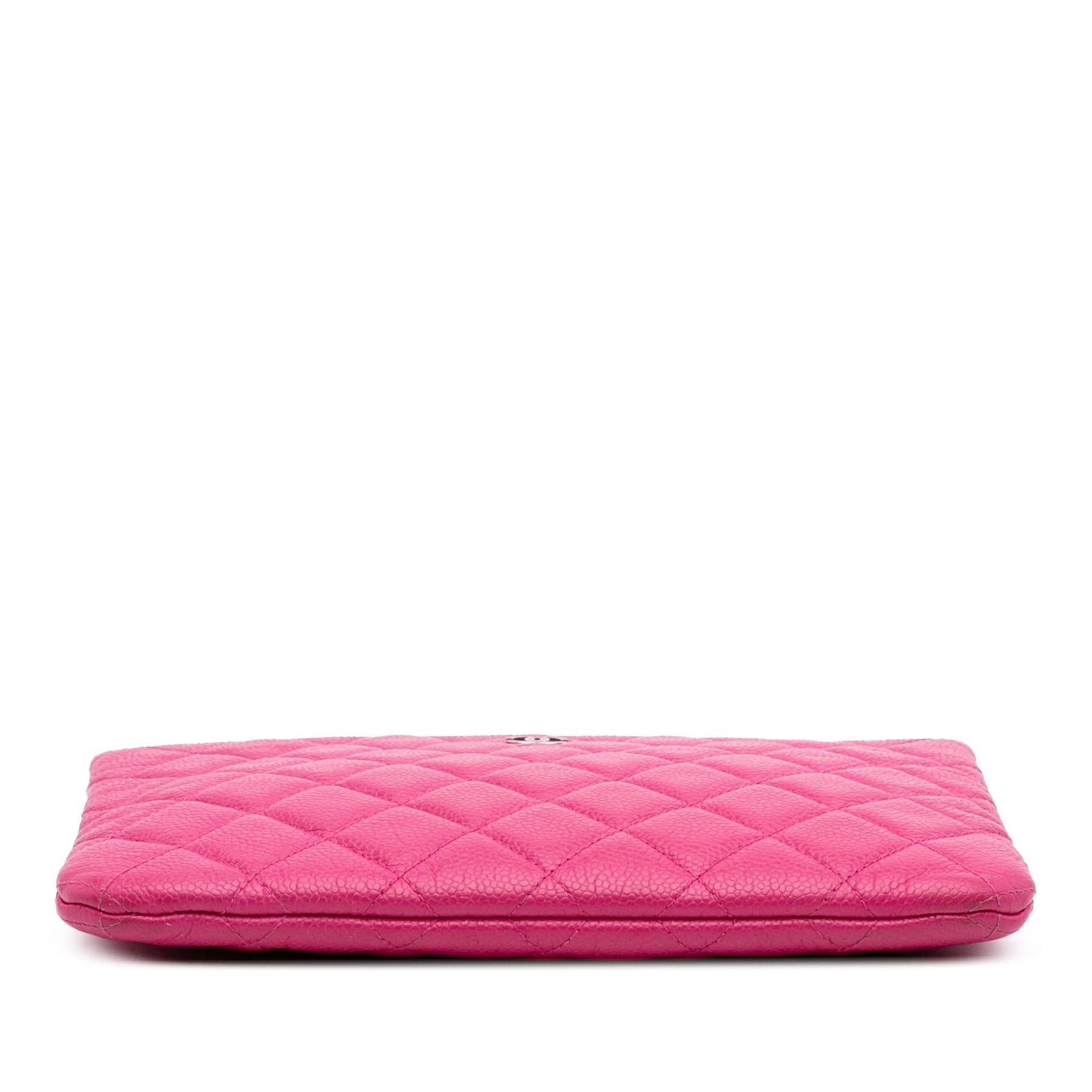 Chanel Small Quilted Caviar O Case Clutch