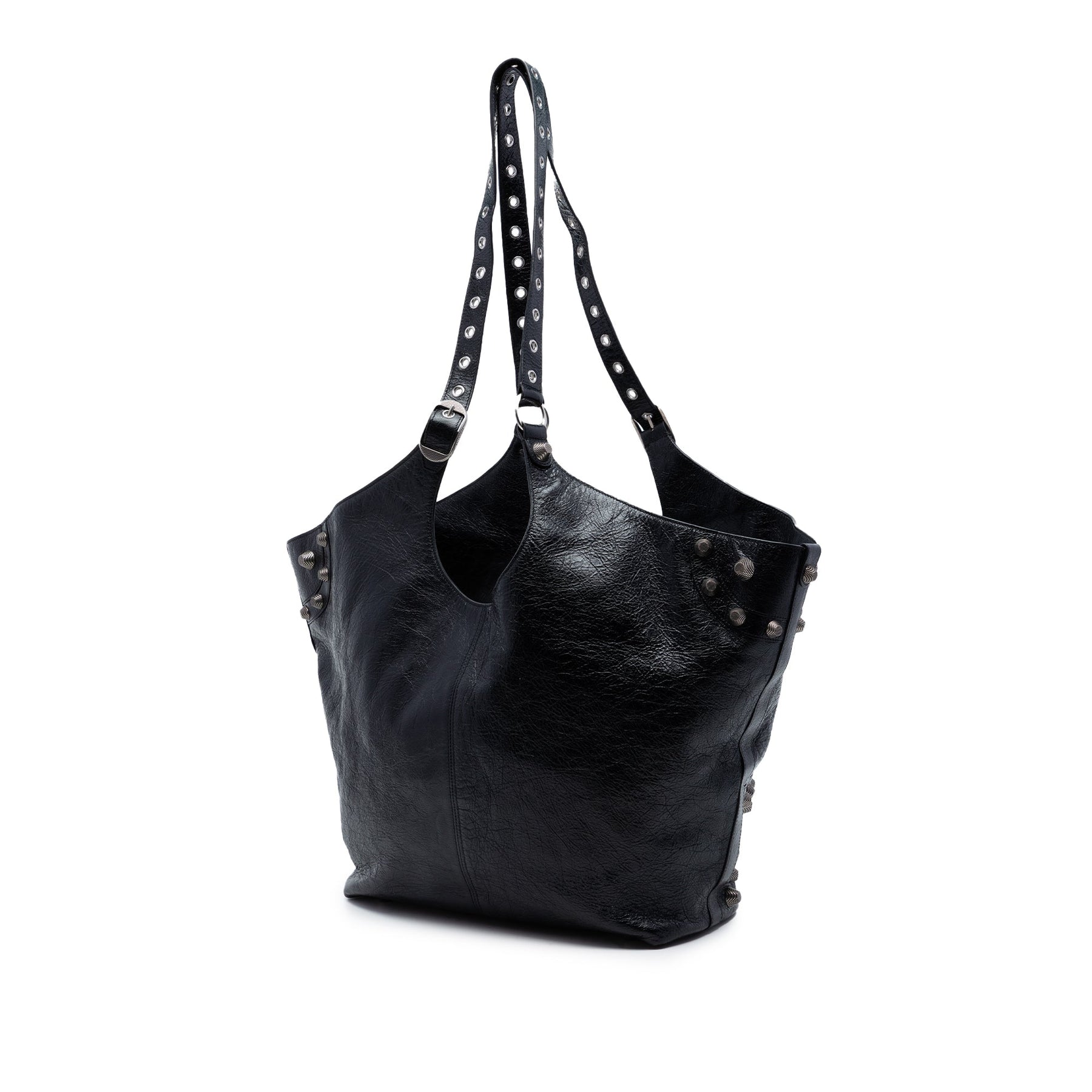 Balenciaga Large Arena Lambskin Le Cagole Carry All Tote