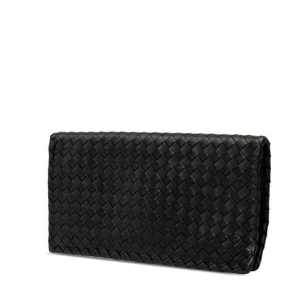 Bottega Veneta Nappa Intrecciato Turn Lock Clutch