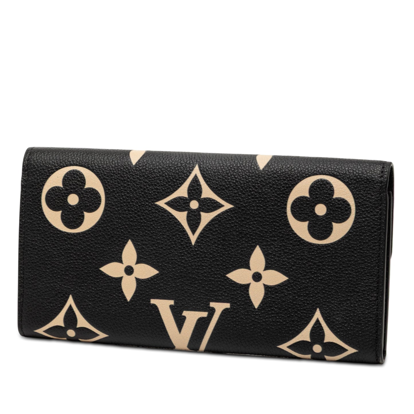 Louis Vuitton Bicolor Monogram Empreinte Giant Emilie Wallet