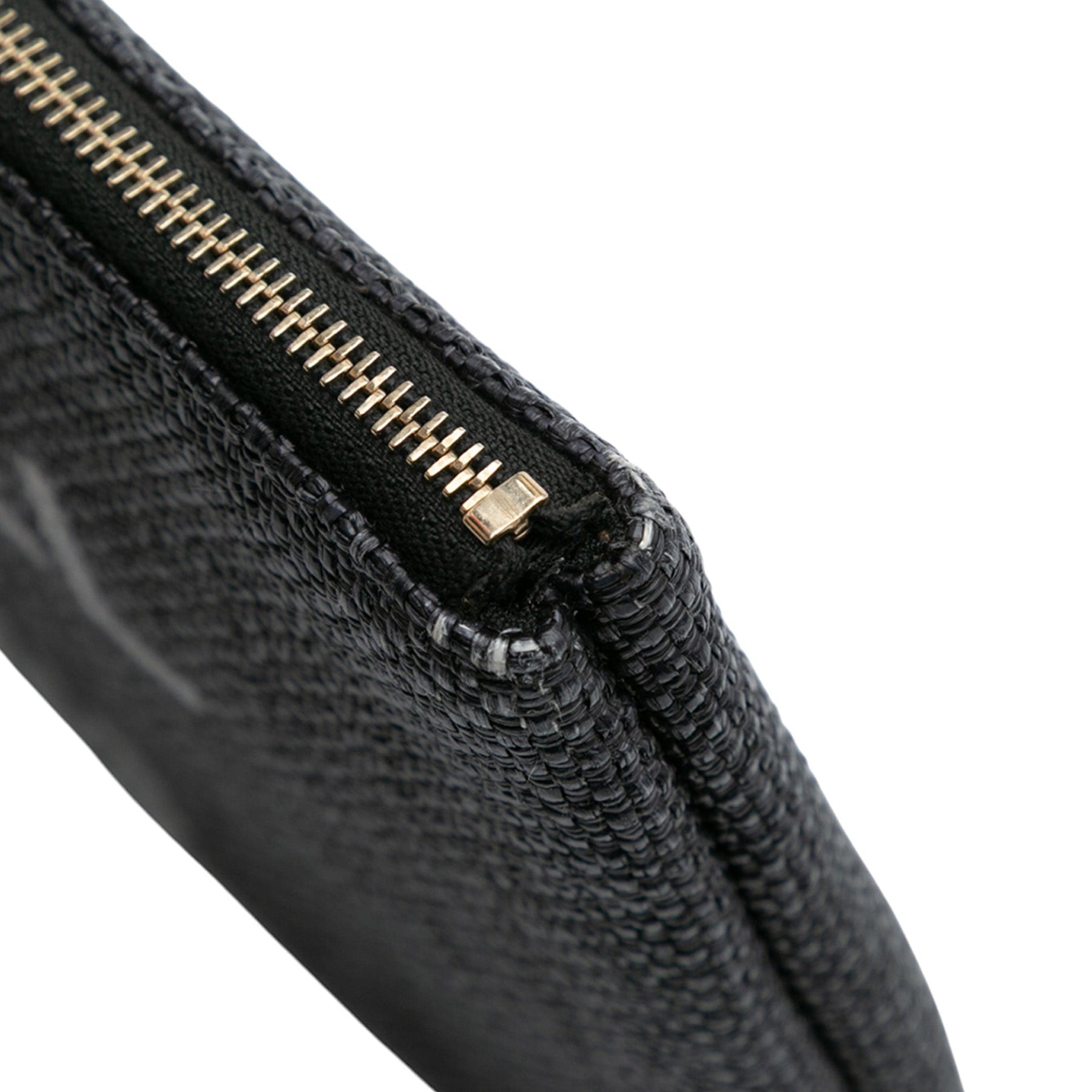 Chanel Medium Straw Deauville O Case Clutch