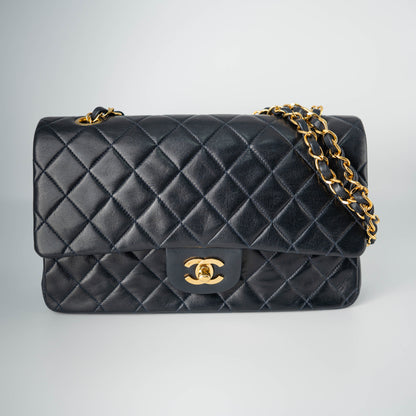 Chanel Medium Flap Black Lambskin GHW