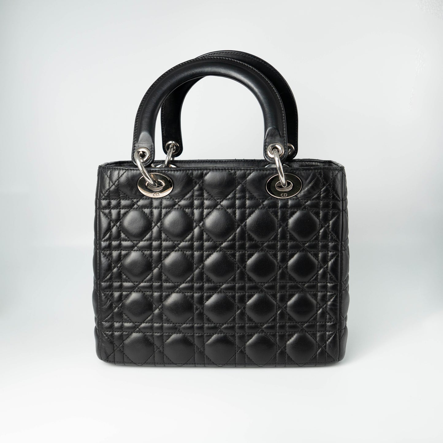 Dior Lady Dior Black Cannage SHW