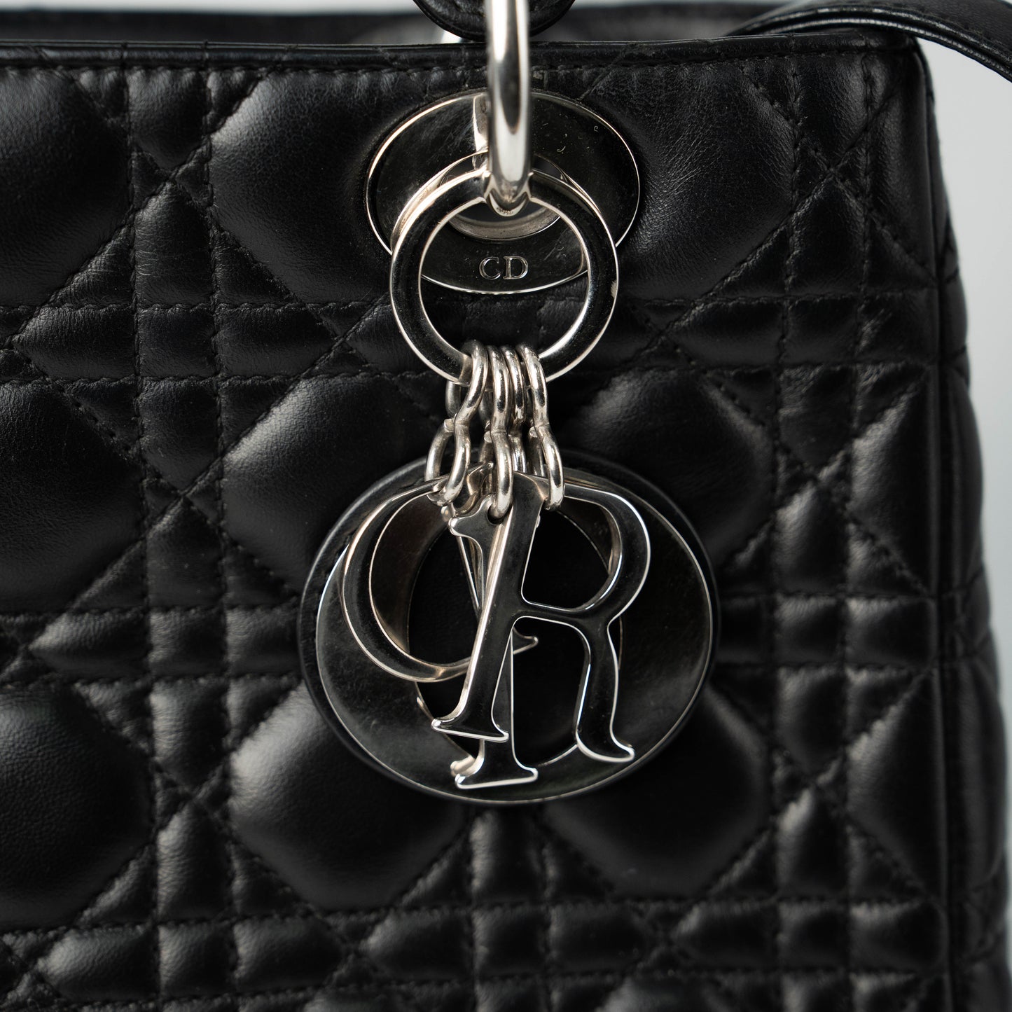 Dior Lady Dior Black Cannage SHW