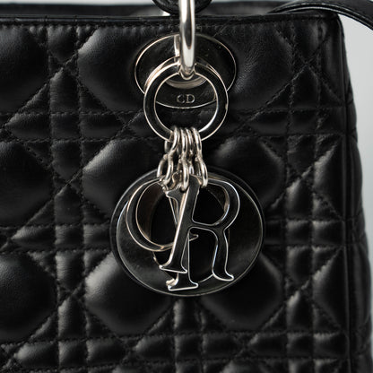 Dior Lady Dior Black Cannage SHW