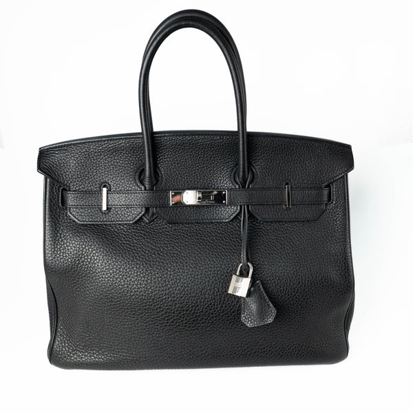 Hermes Birkin 35 Noir Togo PHW