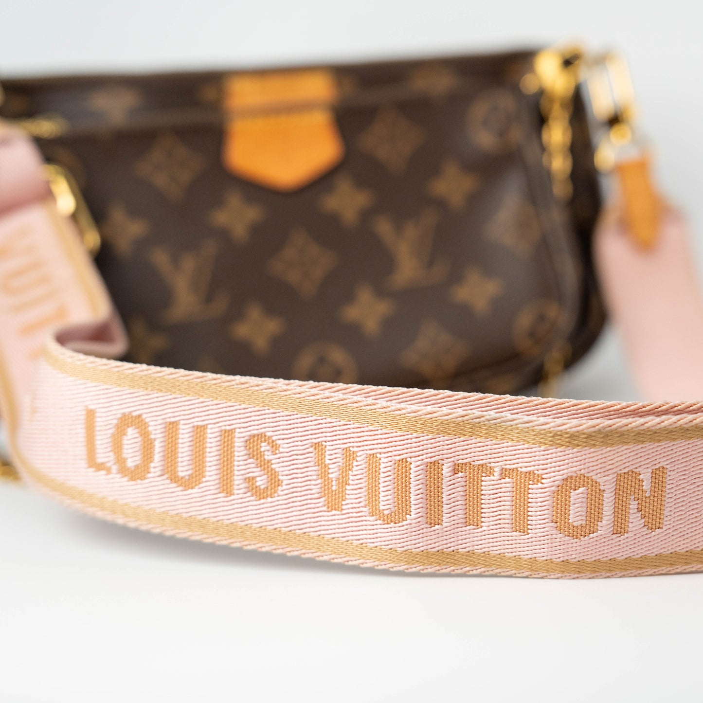 Louis Vuitton Multi Pochette Pink Strap