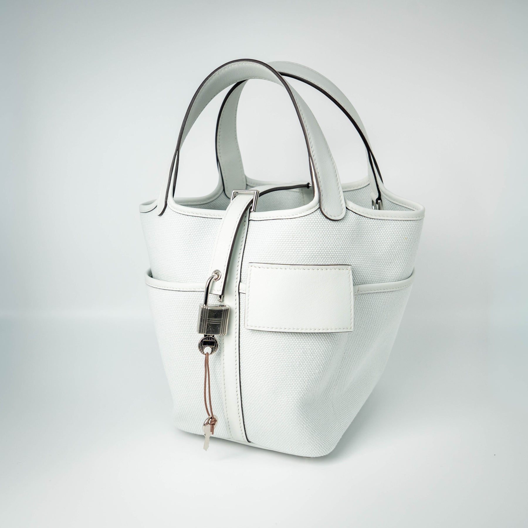 Hermes Picotin 18 Gris Platine Cargo PHW