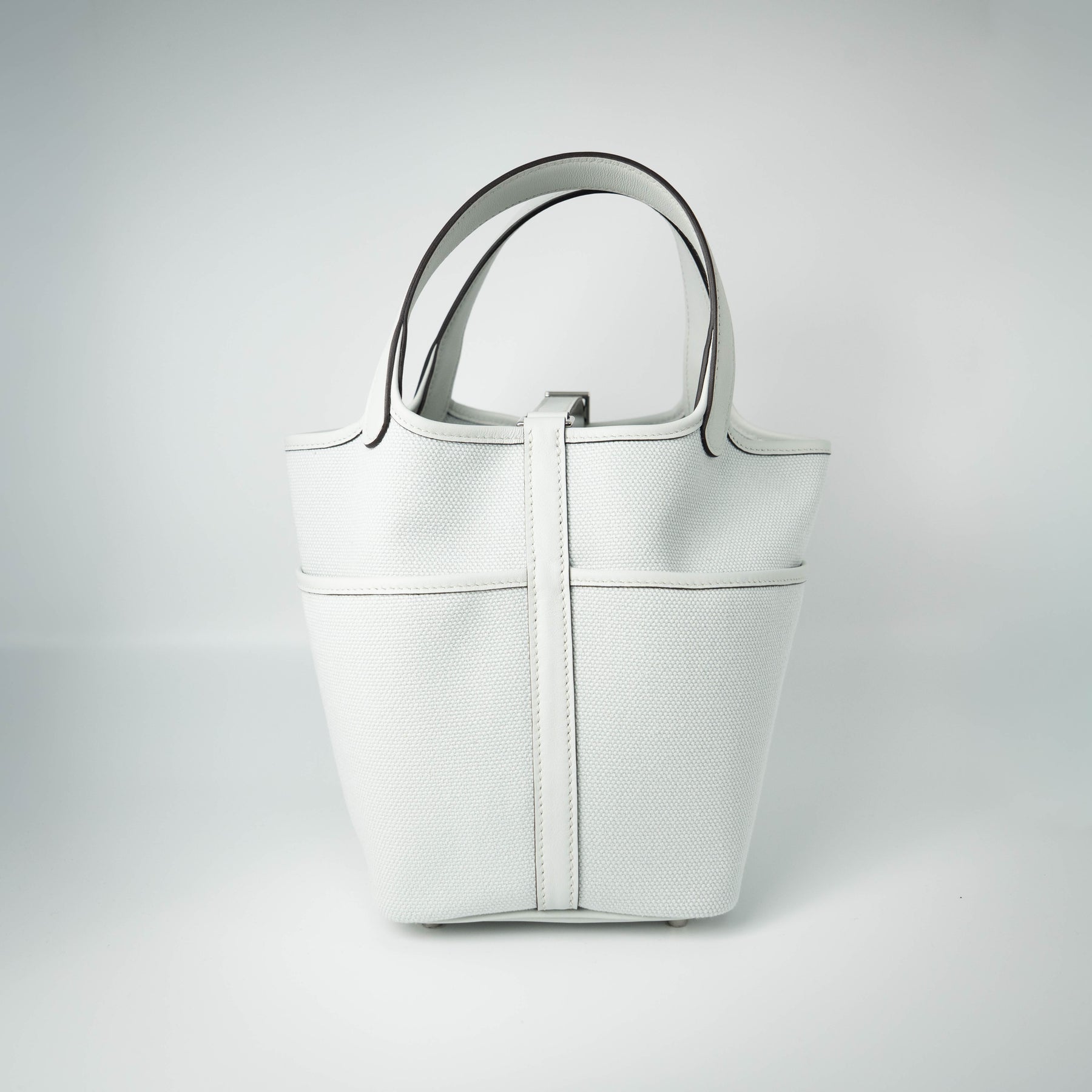 Hermes Picotin 18 Gris Platine Cargo PHW