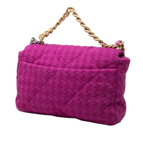 Chanel Large Tweed 19 Flap