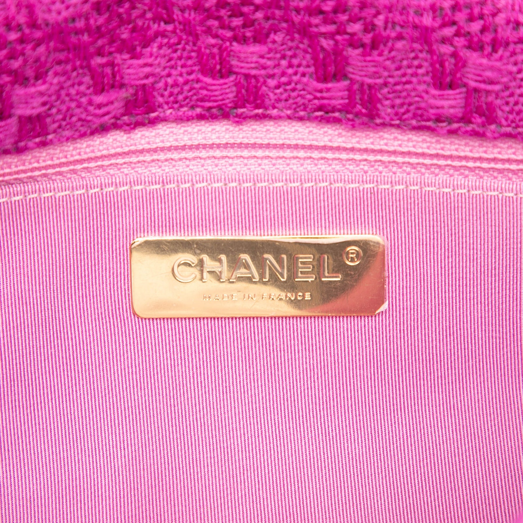 Chanel Large Tweed 19 Flap