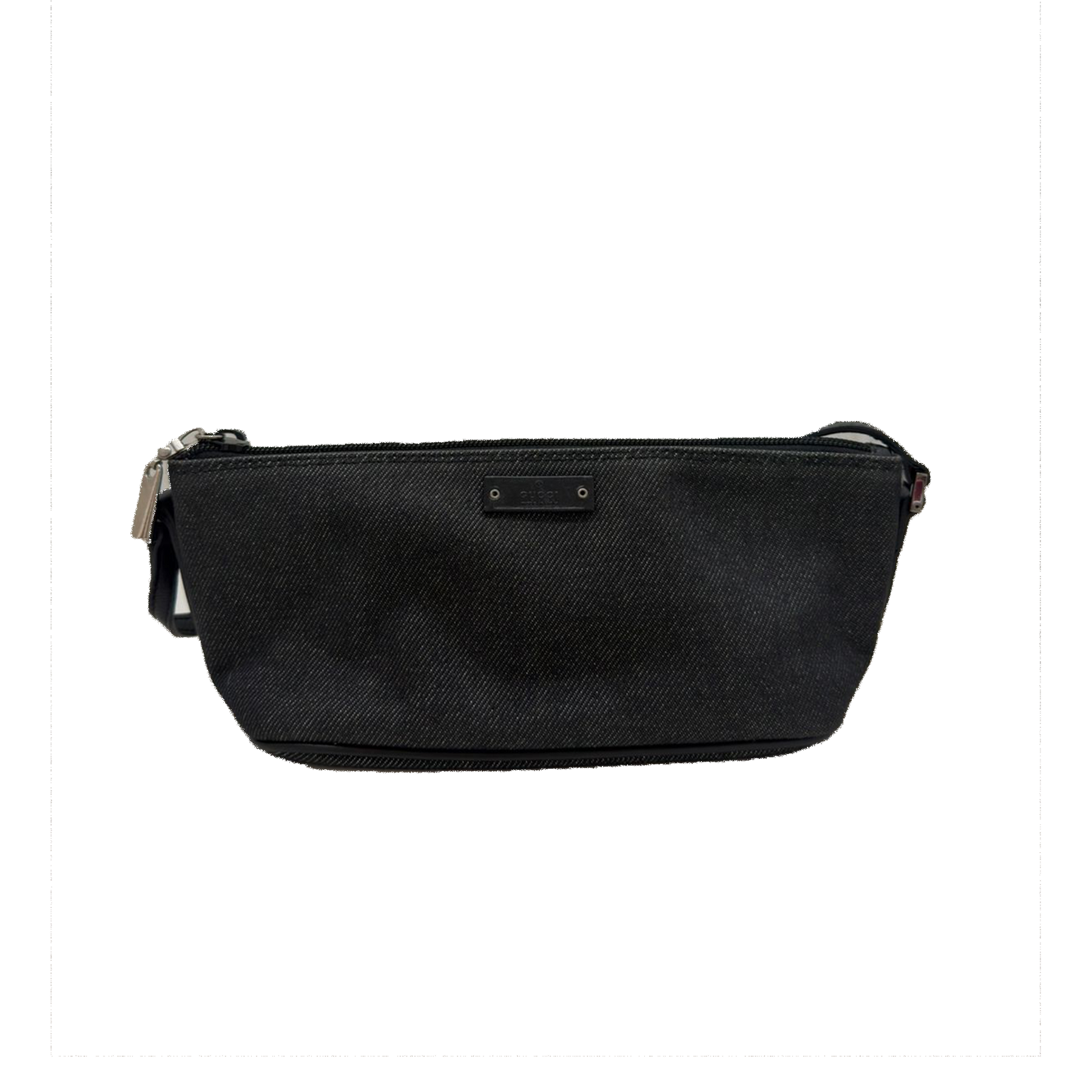 Gucci GG canvas Accessory Pouch Vintage Gray Navy