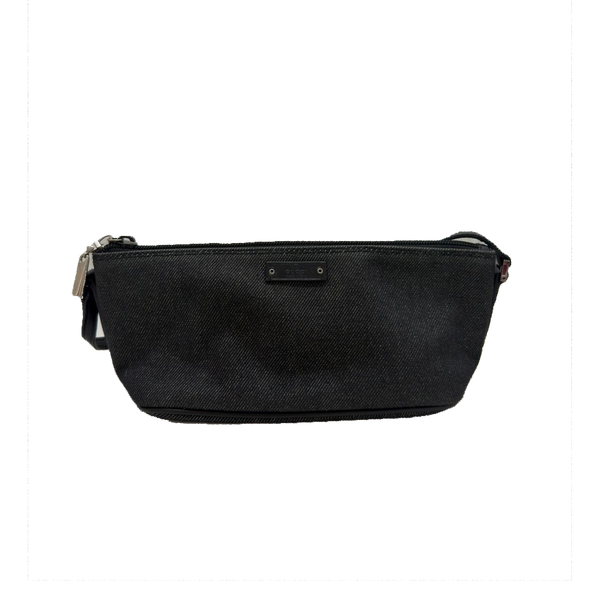 Gucci GG canvas Accessory Pouch Vintage Gray Navy