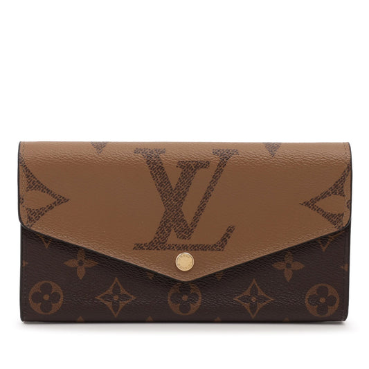 Louis Vuitton Monogram Sarah Reverse Long Wallet