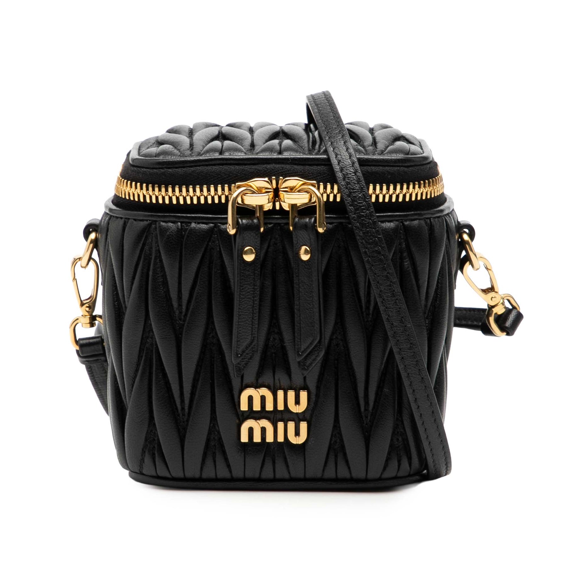 Miu Miu Micro Matelasse Nappa Vanity Crossbody