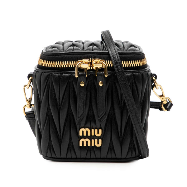 Miu Miu Micro Matelasse Nappa Vanity Crossbody